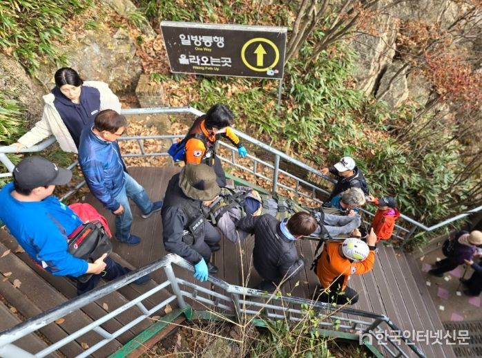 구급대원 도착 전 환자 심장 및 의식 완전 회복