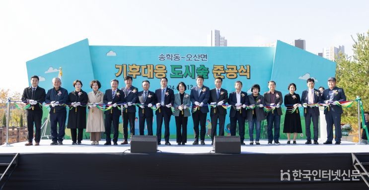 익산시, 송학동~오산면 기후대응 도시숲 조성 완료