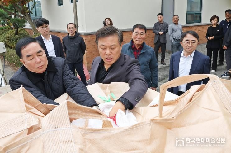 이학수 정읍시장, 공공비축미 매입 현장 방문해 농업인 격려