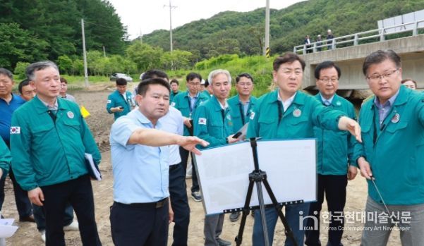 윤수봉 도의원, 여름철 자연재난 안전점검
