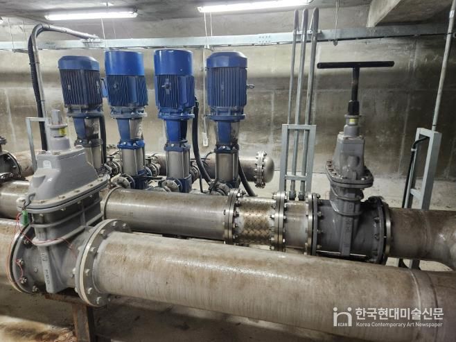 철원군 상하수도사업소 자등가압장 모터펌프 교체시행