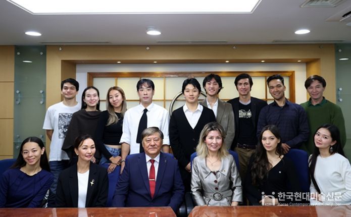 18일 <서울과 비슈케크의 Ballet 향연> 공연을 위해 키르기즈스탄 국립오페라 발레극장 발레단 서울시의회 방문