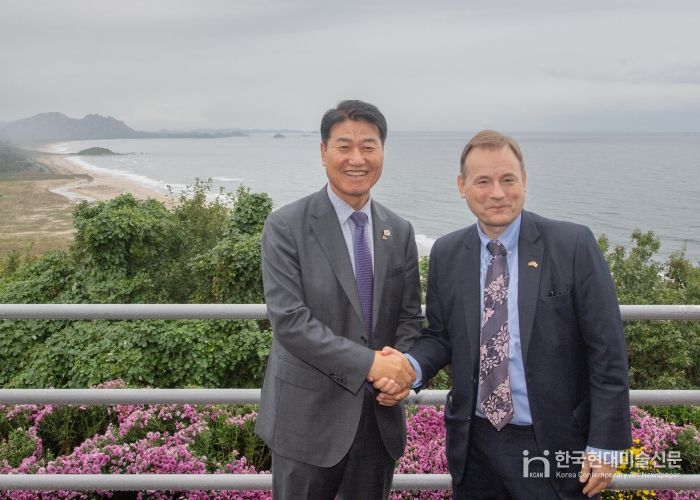 주한 독일대사 고성군 방문