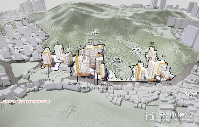 신림동 697-20번지 일대 모아타운 조감도