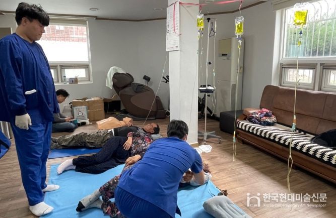 백아도 찾아 도서주민 무료진료