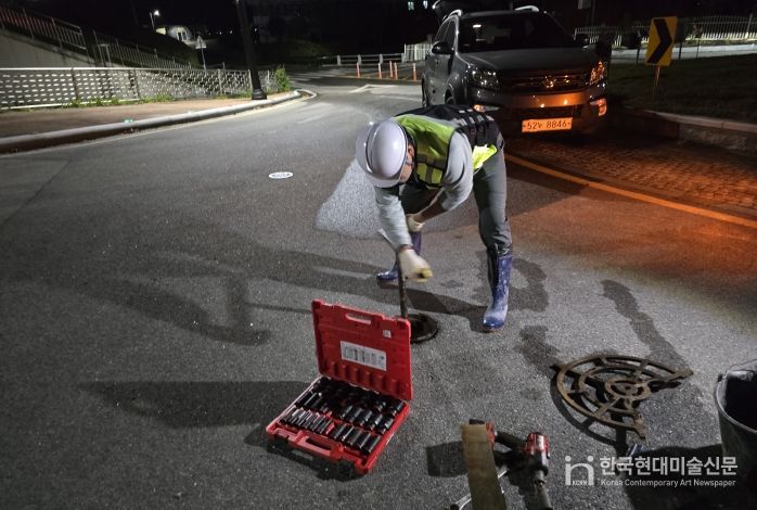 진안군, 진안읍 단양리 상수도관 세척 추진