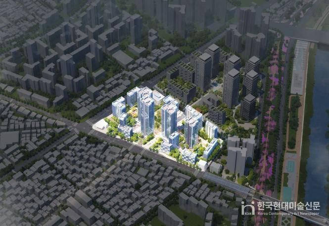 서울시 신속통합기획이 확정된 면목동 174-1일대 조감도