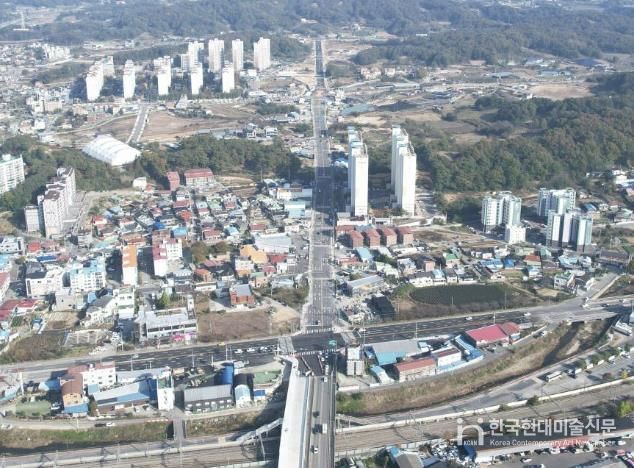 장야~상야간 도시계획도로 개통