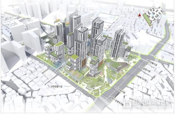 대림동 855-1번지 일대 대림1구역 주택정비형 재개발사업 조감도