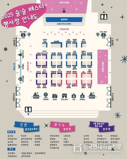 배치도 및 참여 로컬브랜드