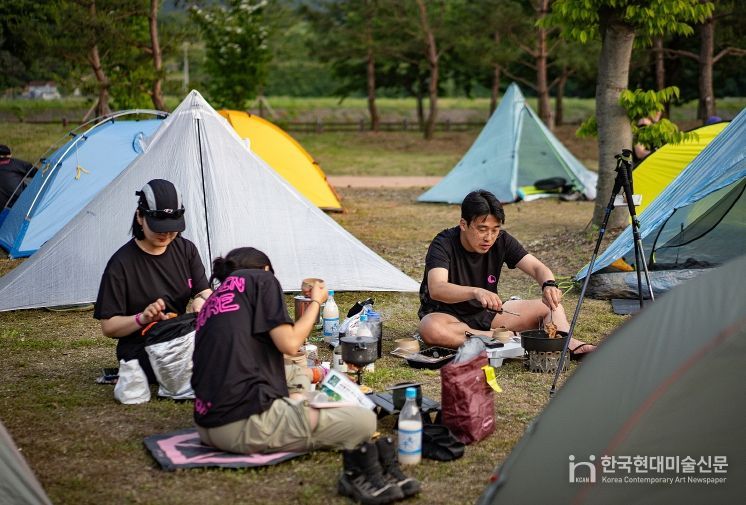 폐교활용 백패킹 행사