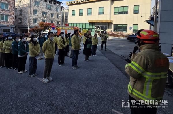 정읍시보건소, 소방서와 합동 소방훈련…