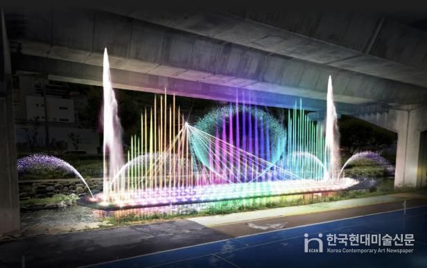 서대문구 홍제천 음악분수 예상도