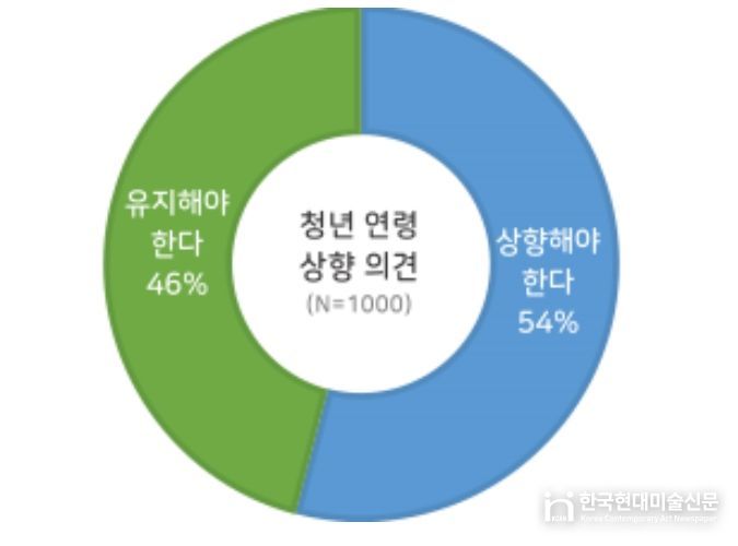청년 연령 기준 상향 의견