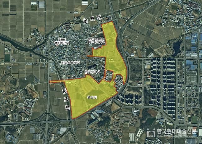 둔포 센트럴파크 위치도