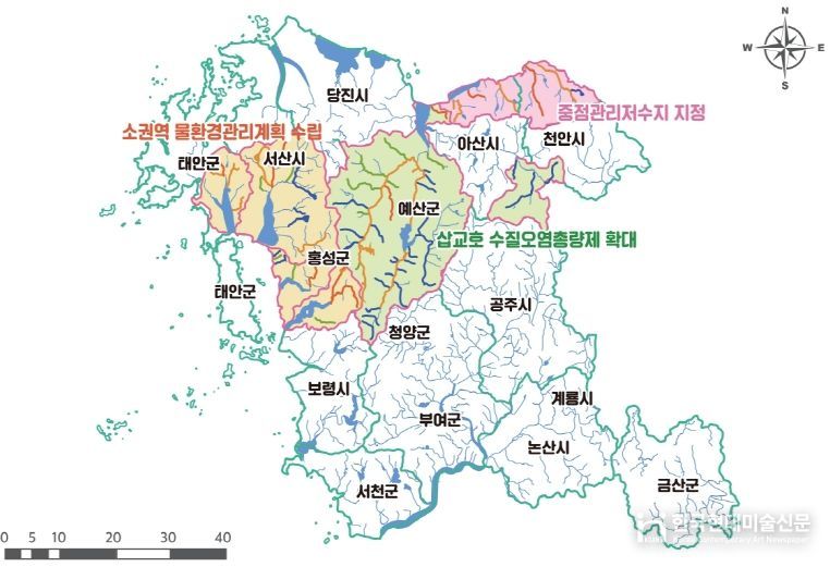 충남연구원, 하천 수질현황 진단