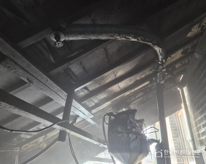 서산소방서, 화목보일러 화재 ‘간이 스프링클러’로 대형화재 막아