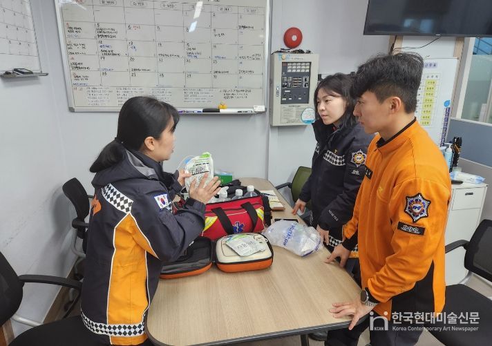 홍성소방서, 신규 펌뷸런스 대원 대상 구급실무 교육훈련 운영