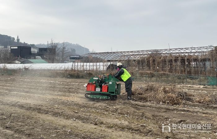 청주시, 영농부산물 파쇄지원 시동… 산불 예방 등 기대