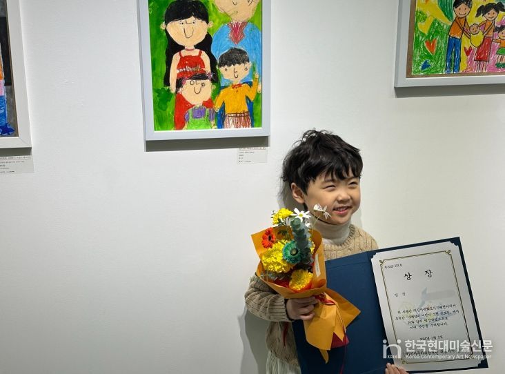 솜리화랑서 어린이 134명이 참여한 그림 전시 '새해 꿈과 소망' 개최