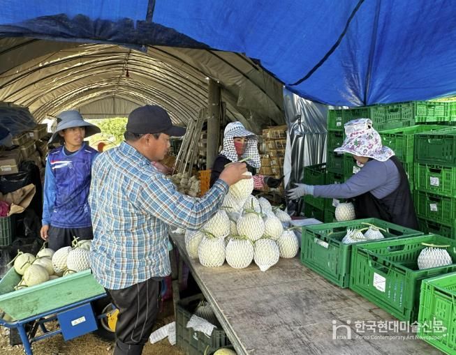 외국인근로자 근무 현장