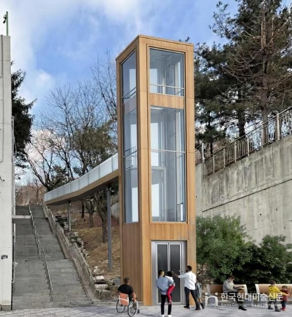 엘리베이터 설치 관련 조감도 사진