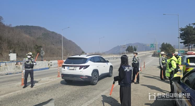 완주군, 상관 톨게이트서 체납 차량 합동 단속