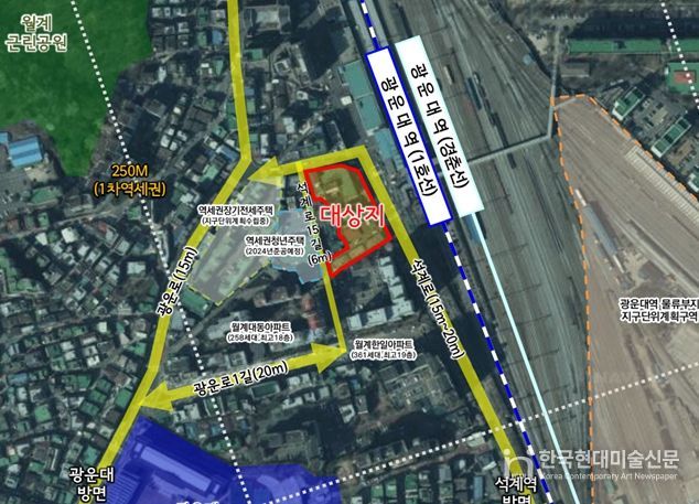 위치도 (노원구 월계동 411-53번지 일대)