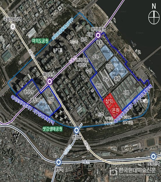 위치도 (영등포구 여의도동 51·52 일대)