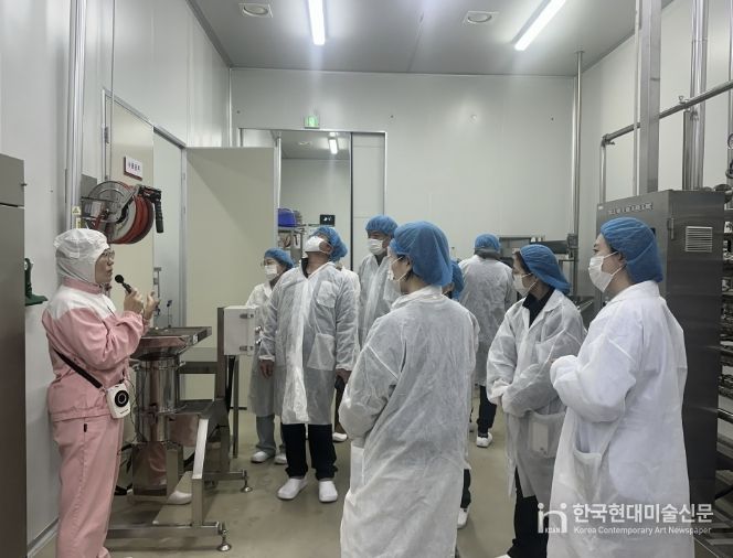 농산물 가공 교육 진행 모습