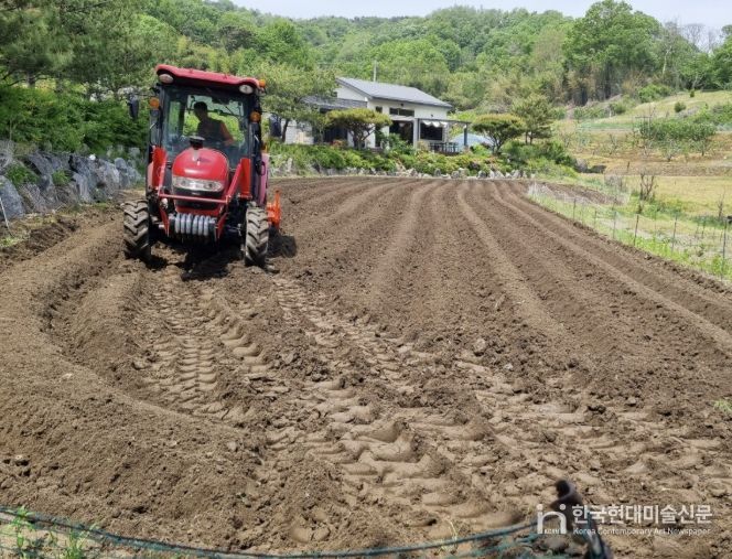 농작업 지원 현장 모습