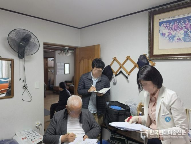 재택의료센터 대상자 포괄평가 모습