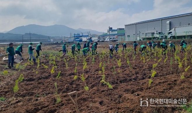 예산읍 궁평리 소나무 식재 활동