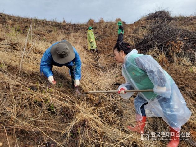 증평군새마을회, 식목일 나무심기