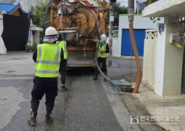 익산 도심 '빗물받이' 대청소